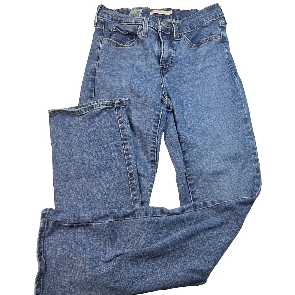 Levi's 315 Women's Jeans 27x32 Bootcut Shaping Stretch Denim Blue EUC